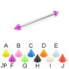 Long barbell (industrial barbell) with beach cones, 12 ga