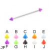 Long Barbell (Industrial Barbell) with Beach Cones, 16 Ga