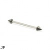 Long barbell (industrial barbell) with cones, 12 ga