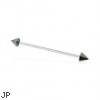 Long Barbell (Industrial Barbell) with Cones, 16 Ga