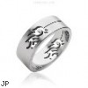 Men's 316L Tribal Carved Surgical Steel Ring