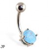 Navel Ring with TurquoiseStone