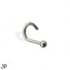 Nose Screw with Ball, 18 Ga