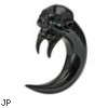 Organic buffalo horn curved skull taper