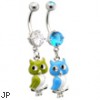 Owl Belly Ring