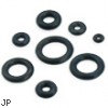 Pack Of 10 Black Rubber O-Rings