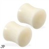 Pair Of Organic Bone Saddle Plugs