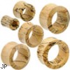 Pair Of Organic Tamarind Wood Saddle Tunnels