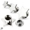 Pair Of Steel Screw-Fit Tunnels with Star