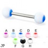 Panda ball straight barbell, 14 ga