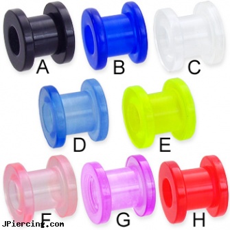 0 gauge acrylic tunnel with threaded back, body jewelry plugs acrylic, acrylic rainbow belly ring, acrylic labrets, 4g flesh tunnel earlet plugs body jewelry, belly rings plugs and tunnels