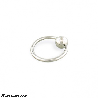 20 gauge captive bead ring, captive segment cock rings, captive bell non piercing, captive ring, fixed bead ring navel jewelry, captive bead ring