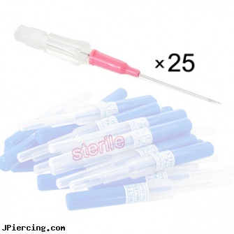 25 Sterile Cannula Piercing Needle, wholesale sterile piercing needles, tattoos and body piercings today, with piercing needles, belly piercing jewelry, ear piercing needles