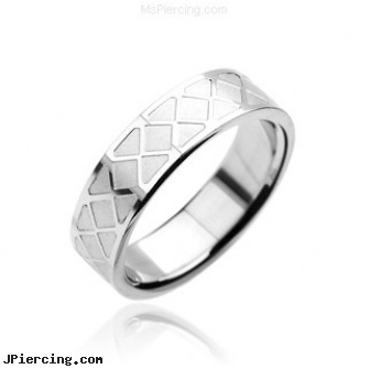 316L Stainless Steel Ring. Checker, 316l jewelry cards, titanium or stainless steel belly button rings, stainless steel rings, surgical stainless steel navel jewelry, surgical steel navel rings