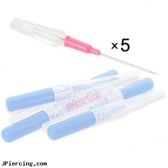 5 Sterile Cannula Piercing Needle, wholesale sterile piercing needles, pictures of genital piercing, ear piercing birth stone, ear piercing size, percing needles