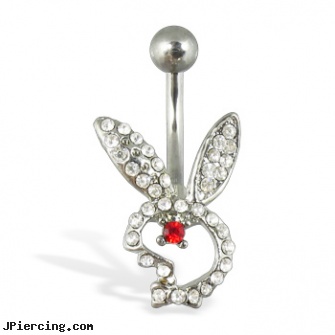 Belly button ring with hollow jeweled playboy bunny, tinkerbell belly button ring, spider belly jewelry, giraffe belly rings, belly button piercings pictures, rhinestone belly button barbells