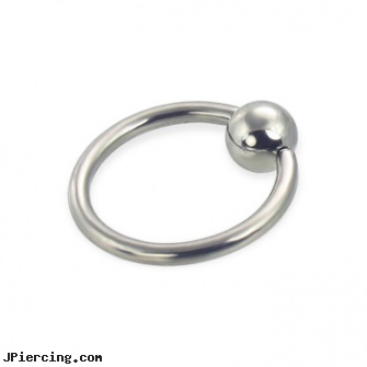 Captive bead ring, 14 ga, captive segment cock rings, double captive ring body jewelry, captive ball, belly button rings with screw on beads, the bead ring