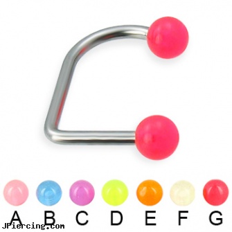 Glow-in-the-dark ball lip hugger, 14 ga, glow stick tongue rings, glow in the dark belly button ring, glow in the dark tongue ring, dark piersing light yugioh card, dark ring nipple aureola