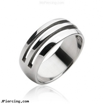 Men\'s 316L Surgical Steel Ring, 316l jewelry cards, surgical steel navel rings, surgical steel jewelry, surgical placement of rings in cock and scrotum, stainless steel cock ring