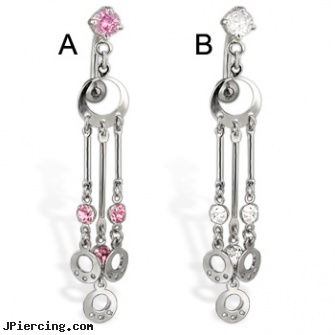 Navel ring with dangles, reverse loop navel rings, navel piercing jewelry, navel piercing during umbilical hernia surgery, are cock rings dangerous, logo eyebrow rings