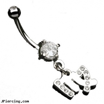 Navel ring with dangling jeweled virgo sign, dolphin navel rings, navel rings, pretty navel rings, nipple rings pictures, he put cock ring on me