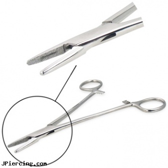 Needle Forceps (Needle Holder), percing needles, wholesale sterile piercing needles, piercing needles play piercing, belly button ring holders, belly ring university of texas
