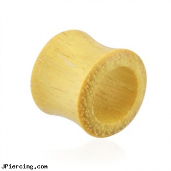 Pair Of Organic Jackfruit Wood Saddle Tunnels, torn penis piercing repair, organic wood body jewelery, care of organic body jewelery, organic body jewelery, wooden body jewelry