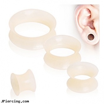 Pair Of Ultra Thin Silicone Earskin Flesh Tone Plugs, torn penis piercing repair, everything to know about nose piercing, good things about eyebrow piercings, navel piercing thin, silicone cock rings