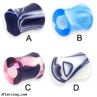Saddle marble tunnel, 0 ga, non piercing saddle valve, 4g flesh tunnel earlet plugs body jewelry, belly rings plugs and tunnels, proper tongue piercing placement
, christina piercing pics
