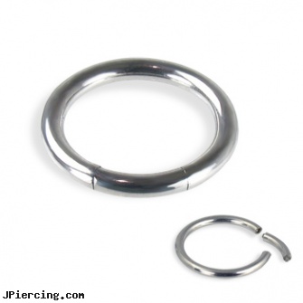 Segment ring, 12 ga, captive segment cock rings, gauge ear rings, 99 cent navel rings, alphabet belly rings, nose
