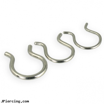 Septum Or Nipple Retainer, 12, 14, Or 16 Ga, septum piercings, infected septum piercings, info on septum piercing, piercings nipple, female slave nipple bondage and piercing