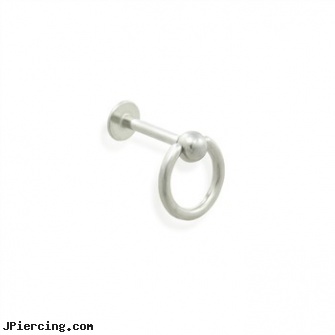 Steel door knocker labret, 16 ga, stainless steel cock ring, surgical steel body jewelry, buy stainless steel lip ring, cock ring man next door stories, piercing door lip