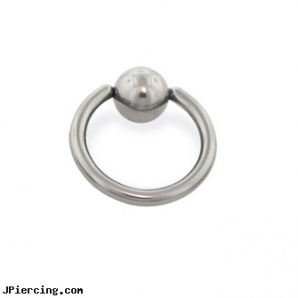 Titanium captive bead ring, 14 ga, titanium eyebrow ring, belly ring titanium internally threaded, titanium ear studs, charms for captive belly rings, captive ring balls