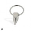 Square Spike Captive Ring