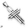 Stainless Steel IP Black Bullet Pendant