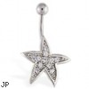 Starfish Navel Ring