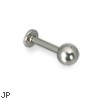 Steel ball labret, 12 ga