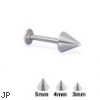 Steel cone labret, 16 ga