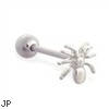 Straight barbell with spider top, 14 ga