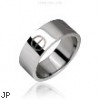 Surgical Steel Bolt engraved Ring