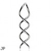 Surgical Steel Swirl Twister Taper