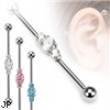 Surgical Steel Three Linked Czs Industrial Barbell