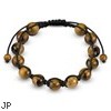 Tiger's Eye Round Bead Bracelet