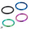 Titanium Anodized Segment Ring, 14 Ga