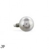 Titanium internally threaded dermal top ball, 16 ga