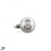 Titanium internally threaded dermal top ball, 16 ga