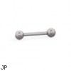 Titanium straight barbell, 16 ga