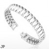 Tungsten Carbide Multi-Faceted Bio-Magnetic Bracelet