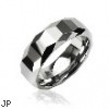 Tungsten Carbide Ring with Trapezoid Prism with Cutting Edges Design