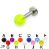 UV ball labret, 12 ga